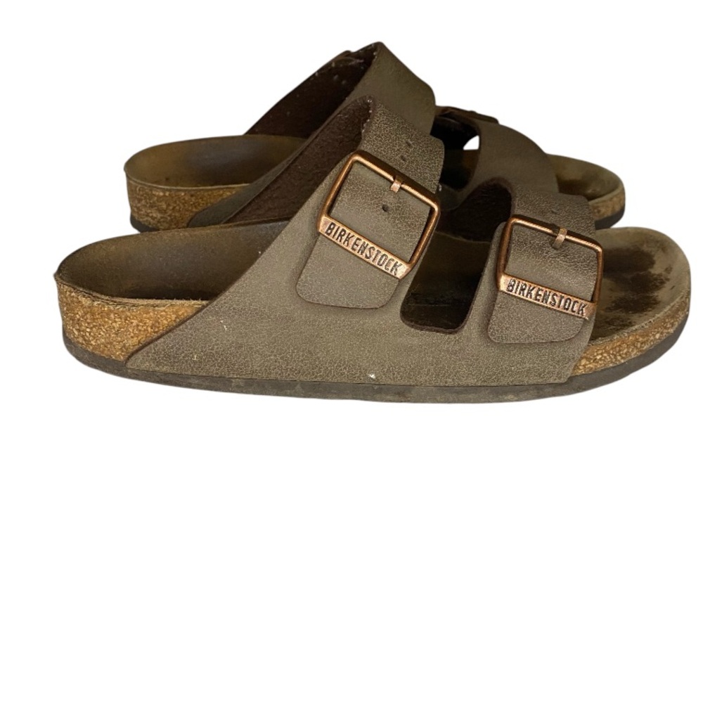 Birkenstock Brown Suede Arizona Double Strap Sandals